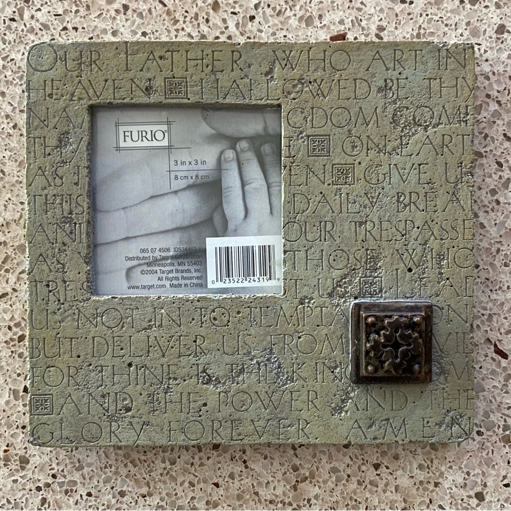 Lords Prayer Picture Frame